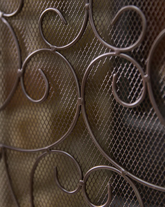 Three Panel Folding Fire Guard - Image 3
