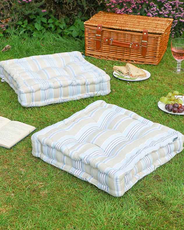 Country Garden Picnic Floor Cushions