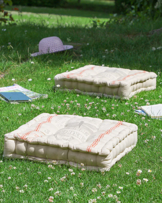 Country Garden Picnic Floor Cushions - Image 3