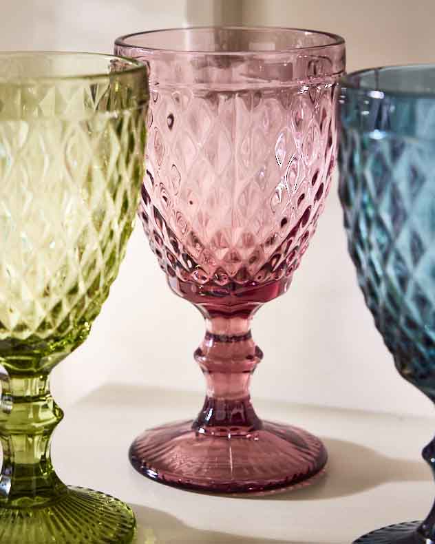 Diamas Coloured Glass Wine Goblets - Image 5