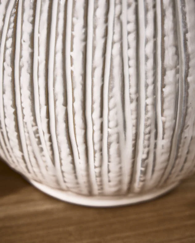 Distressed Ceramic Table Lamp - Image 4