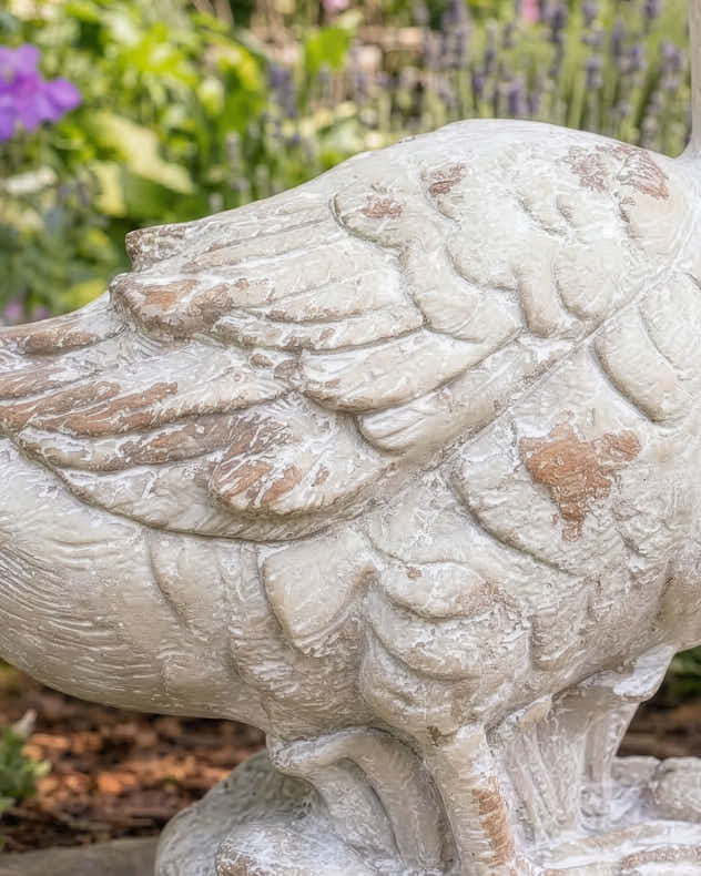 Distressed Duck Garden Ornament - Image 2