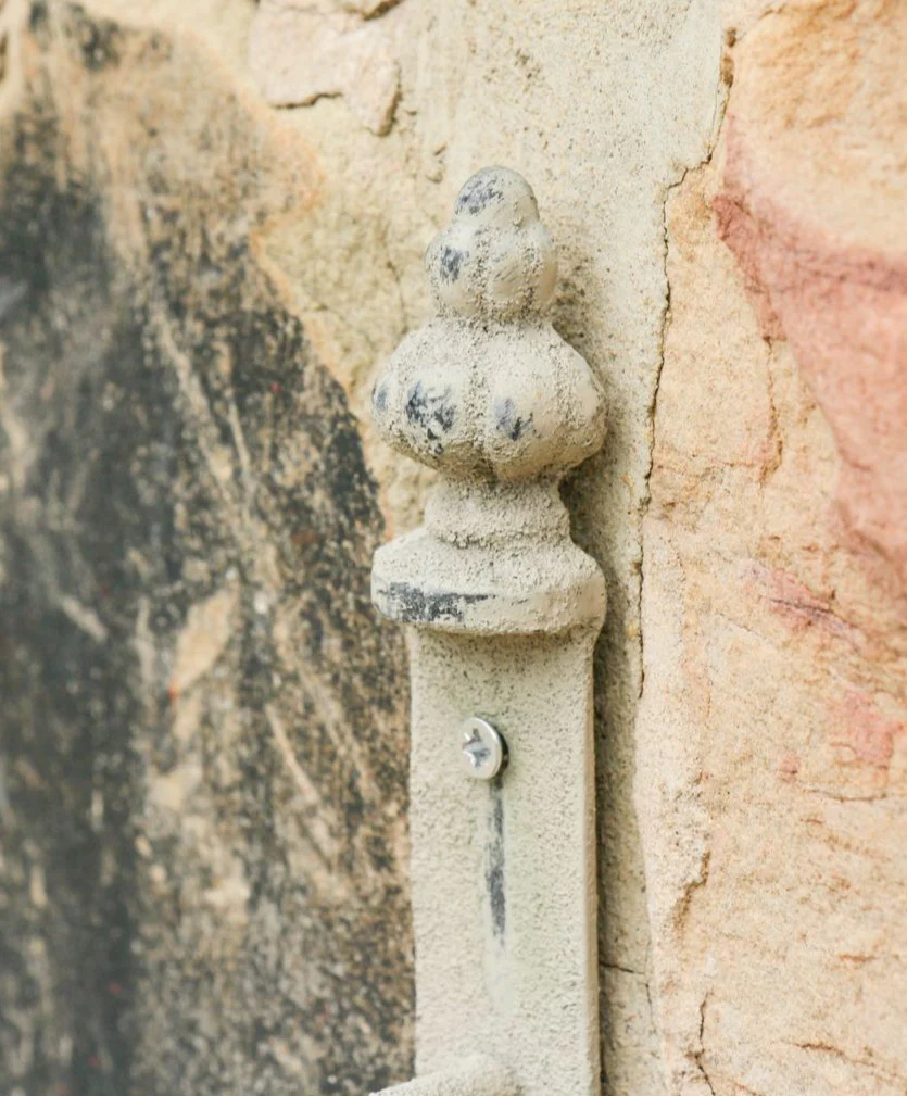 Aged Grey Hanging Basket Bracket - Image 4