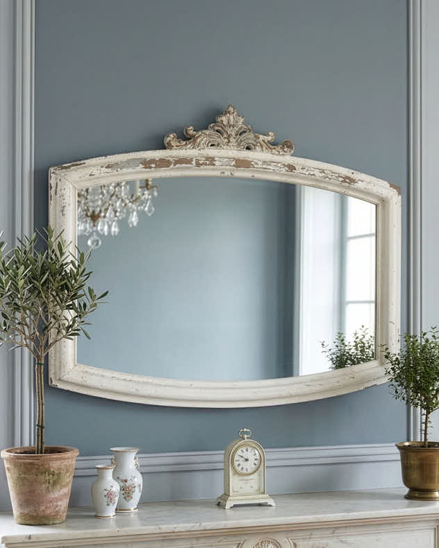 Distressed Royal Wall Mirror 55cm x 72cm