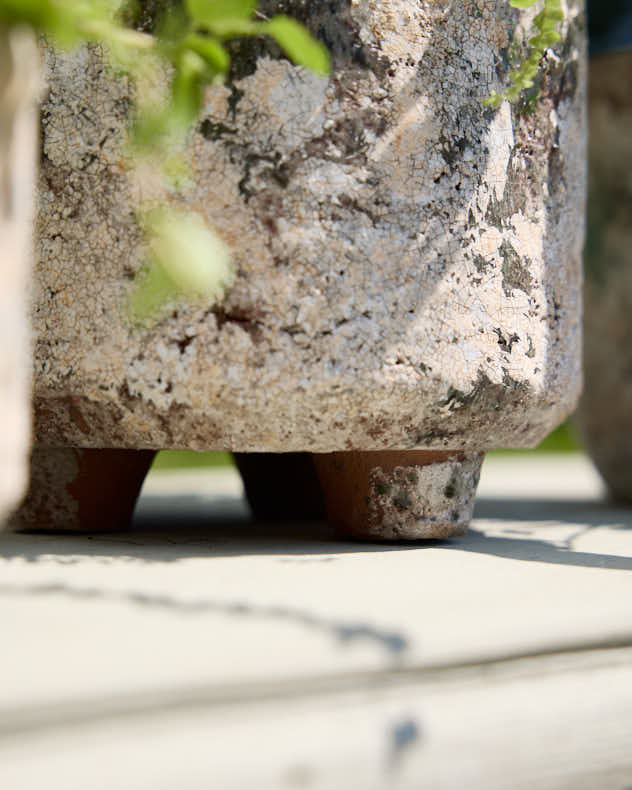 Earthy Terracotta Footed Planters - Image 2