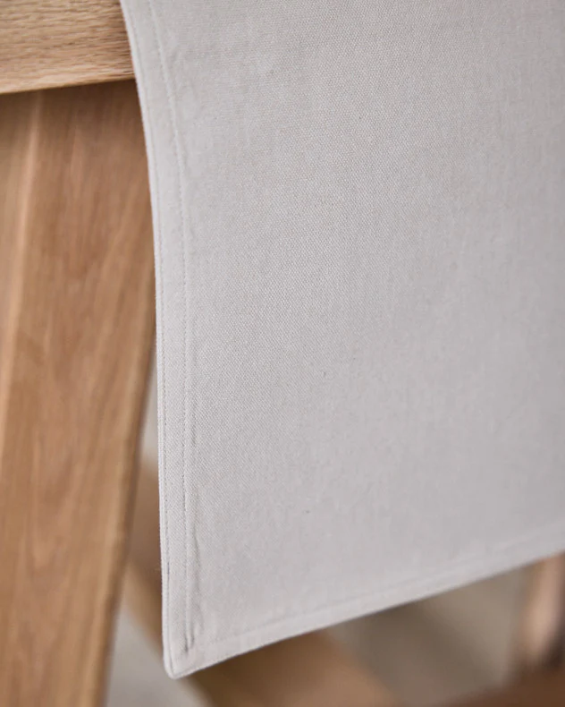 Ecru Cotton Table Runner - Image 2