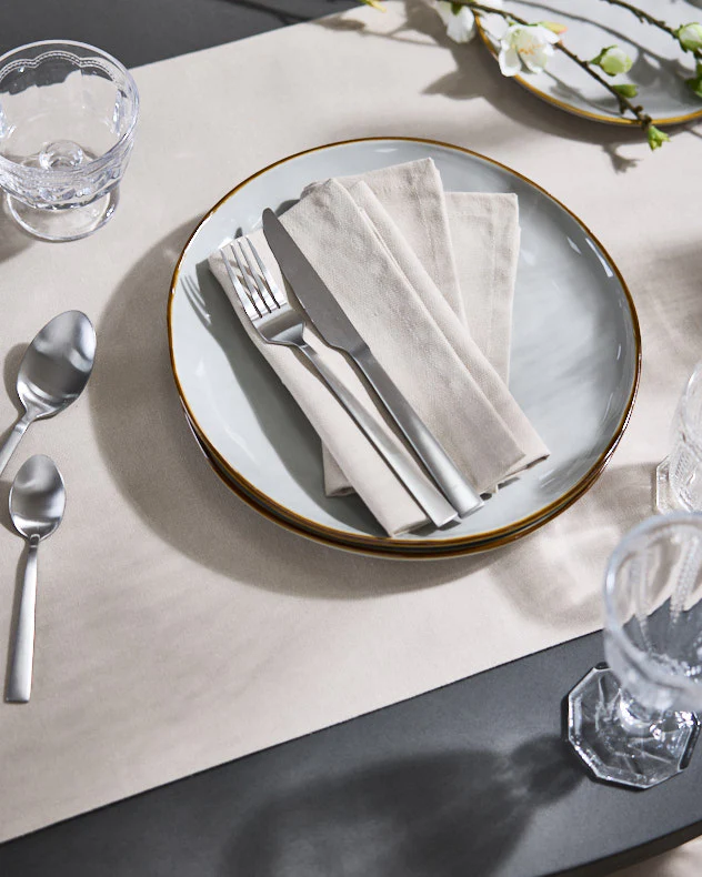 Ecru Cotton Table Runner - Image 4