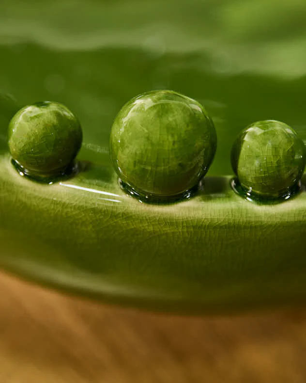 Emerald Pearl Ceramic Bowl - Image 5