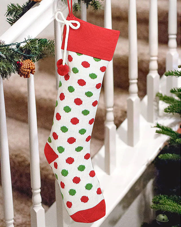 Fair Isle Knitted Christmas Stocking - Image 6