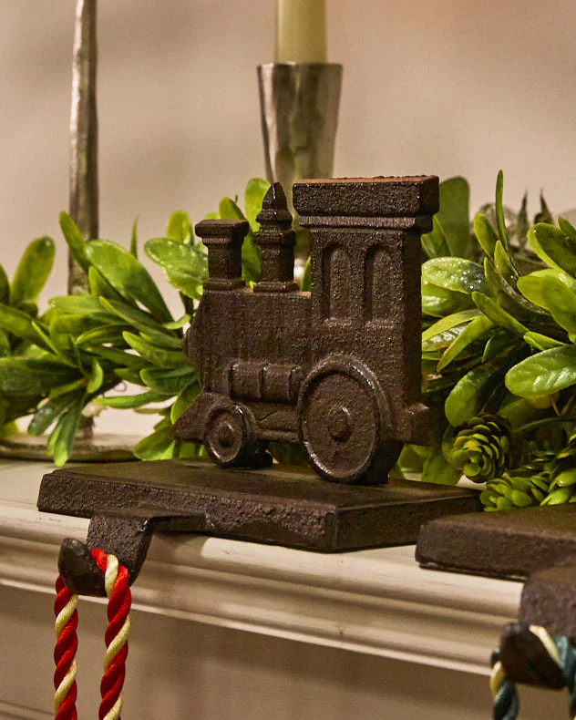 Family of 4 Train Christmas Stocking Holder Set - Image 4