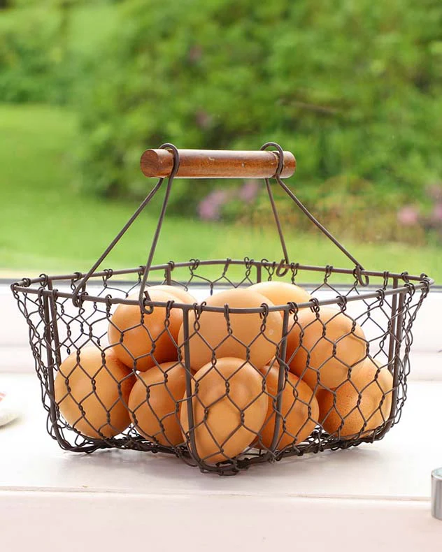 Farmhouse Chicken Wire Trug