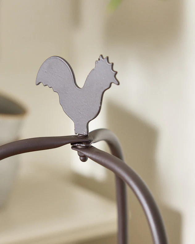 Rooster Standing Veg Rack - Image 3