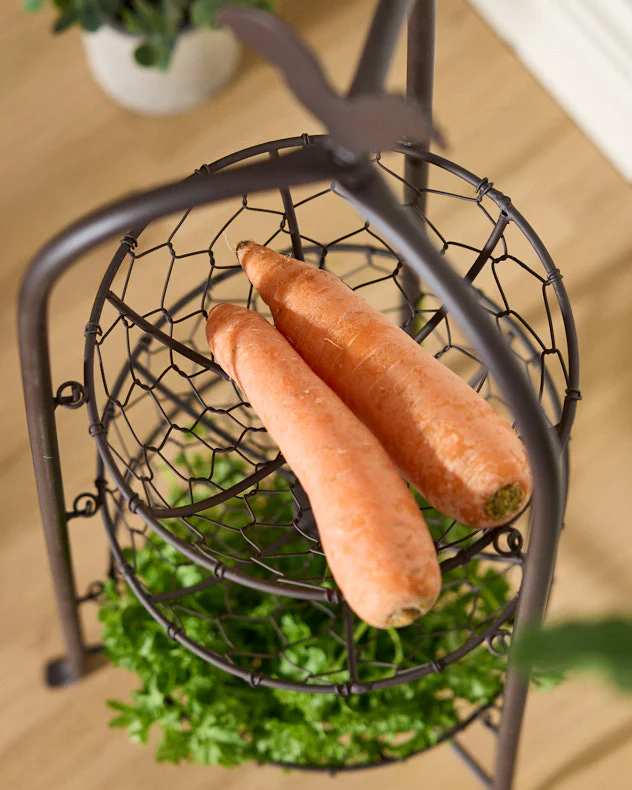 Rooster Standing Veg Rack - Image 4