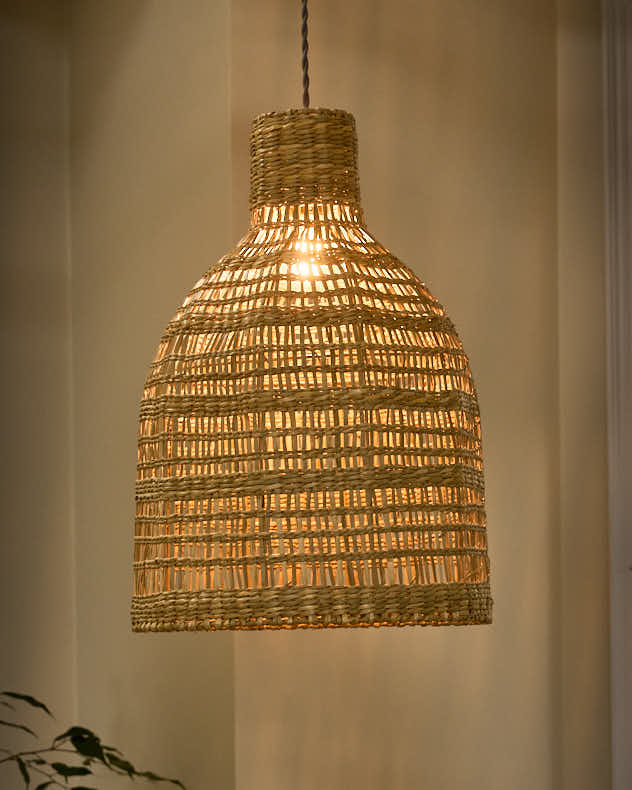 Fauna Seagrass Pendant Easy Fit Ceiling Shade - Image 3