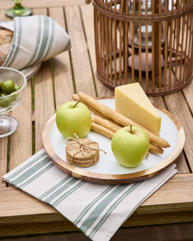 Fika Round Wooden Tray - Image 4