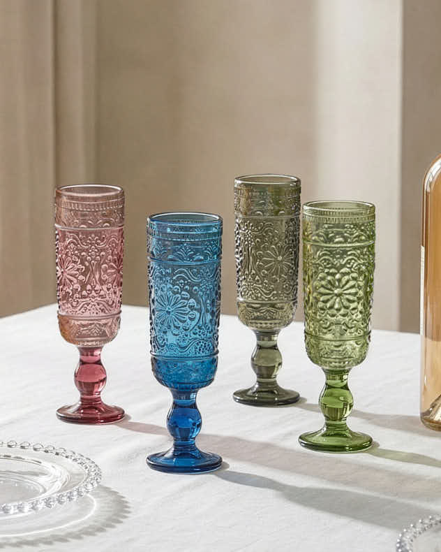 Fontaine Set of 4 Champagne Flutes - Image 6