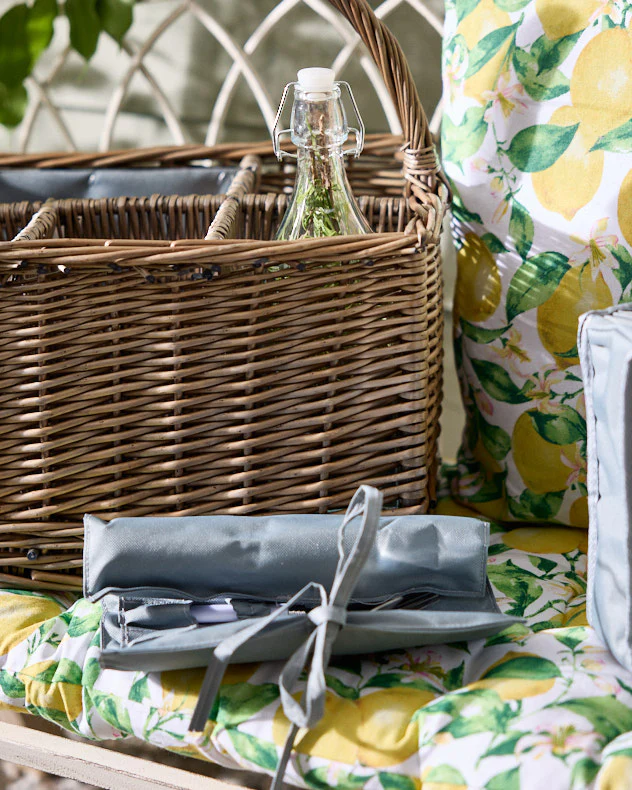 G&T Alfresco Picnic Hamper Basket - Image 5