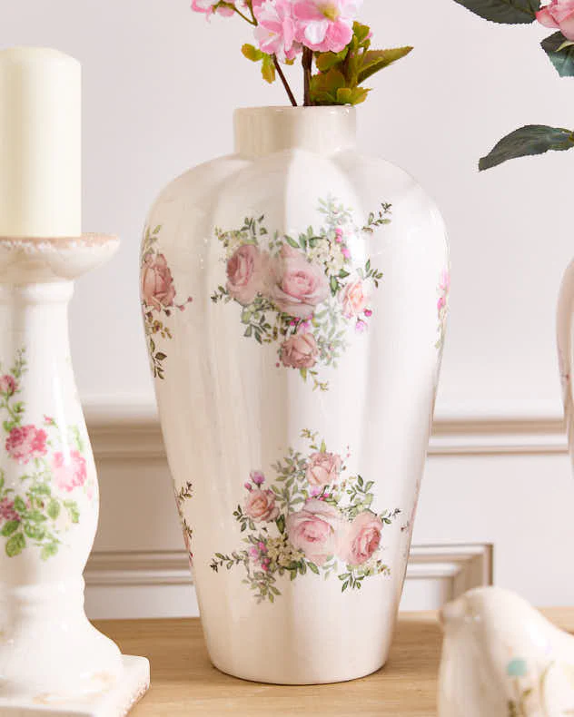 Garden Rose Urn Vase - Image 2