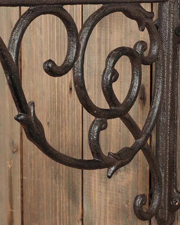 XL Cast Iron Hanging Basket Bracket - Image 3