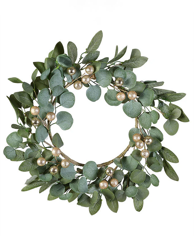 Gold Berry Wreath & Garland Collection - Image 3