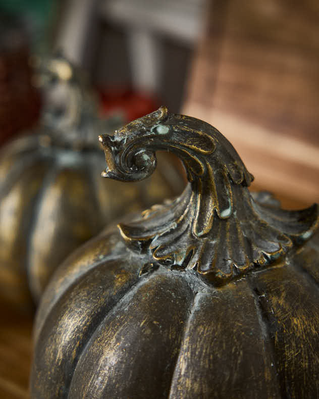 Golden Pumpkin Decoration - Image 4