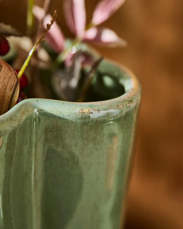 Sage Green Wellington Boots Plant Pot - Image 4
