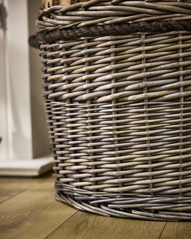 Grande Woven Log Storage Basket - Image 2