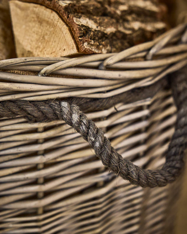Grande Woven Log Storage Basket - Image 3