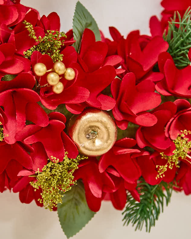 Grantham Floral Door Wreath 38cm - Image 3