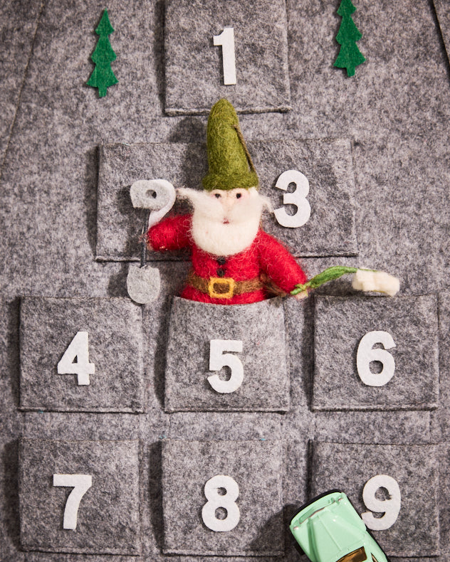 Personalised Grey Santa Giant Advent Calendar - Image 4