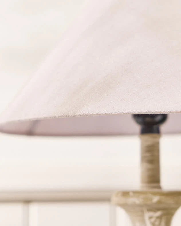 Grey Wash Candlestick Lamp - Image 2