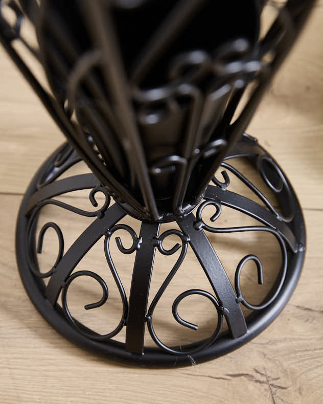 Black Iron Umbrella Stand - Image 3