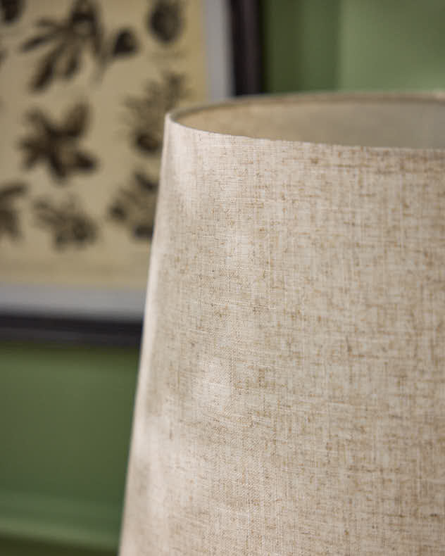 Handwoven Coastal Rattan Table Lamp - Image 2