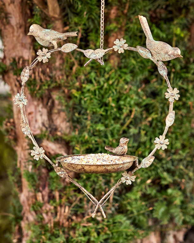 Hanging Heart Garden Bird Feeder - Image 3