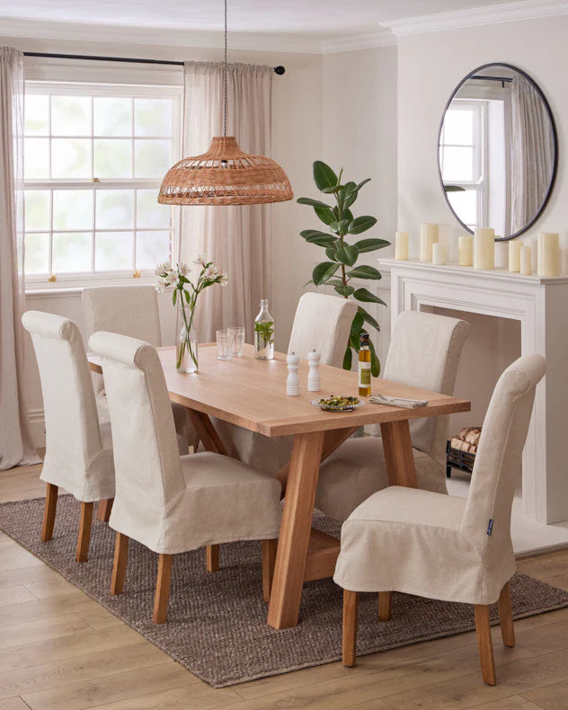 Harrogate Oak Dining Table - Image 6