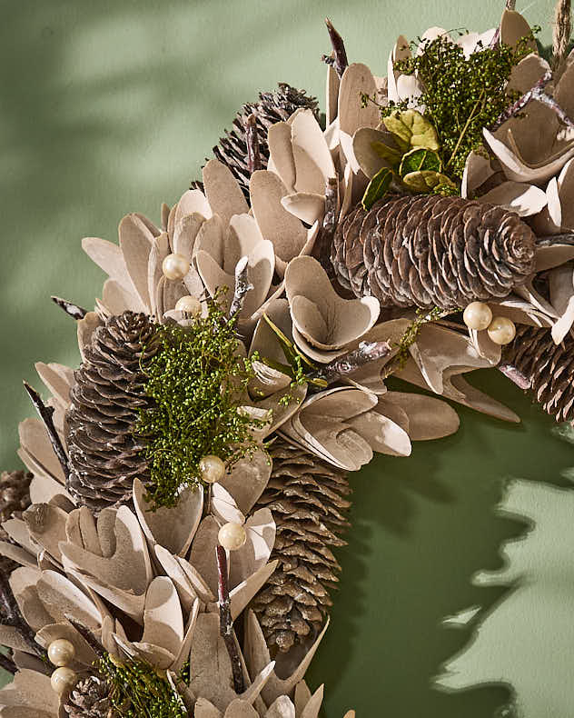 Islington Natural Indoor Wreath 40cm - Image 4