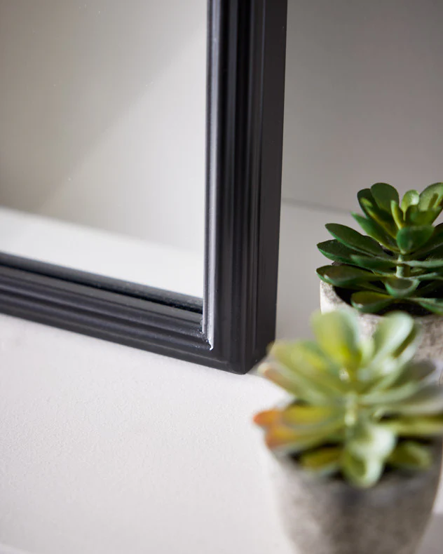 Classic Indoor Arched Iron Mirror 80cm x 60cm - Image 3