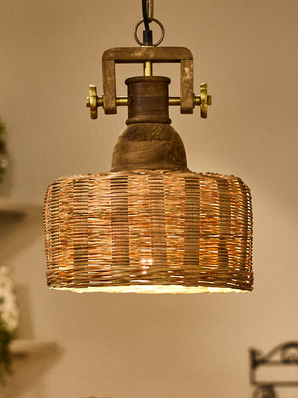 Industrial Wicker Light Shade - Image 2