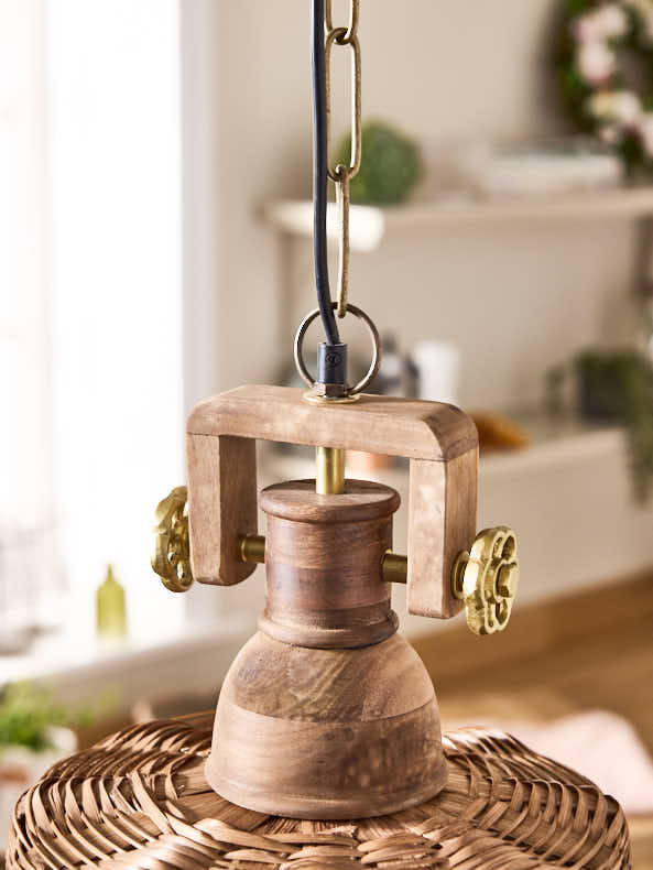 Industrial Wicker Light Shade - Image 3