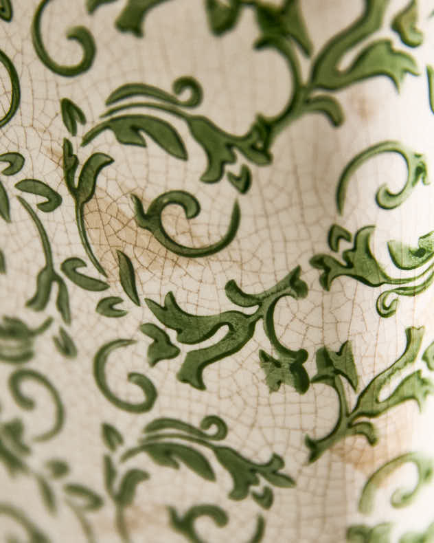 Irina Green Botanical Bottle Vase - Image 5