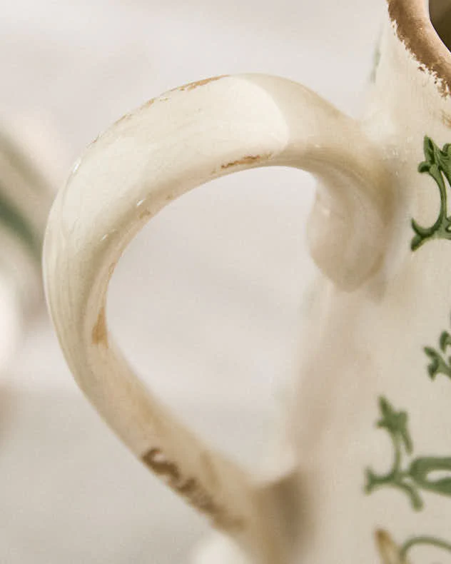 Irina Green Botanical Pitcher Jug - Image 5