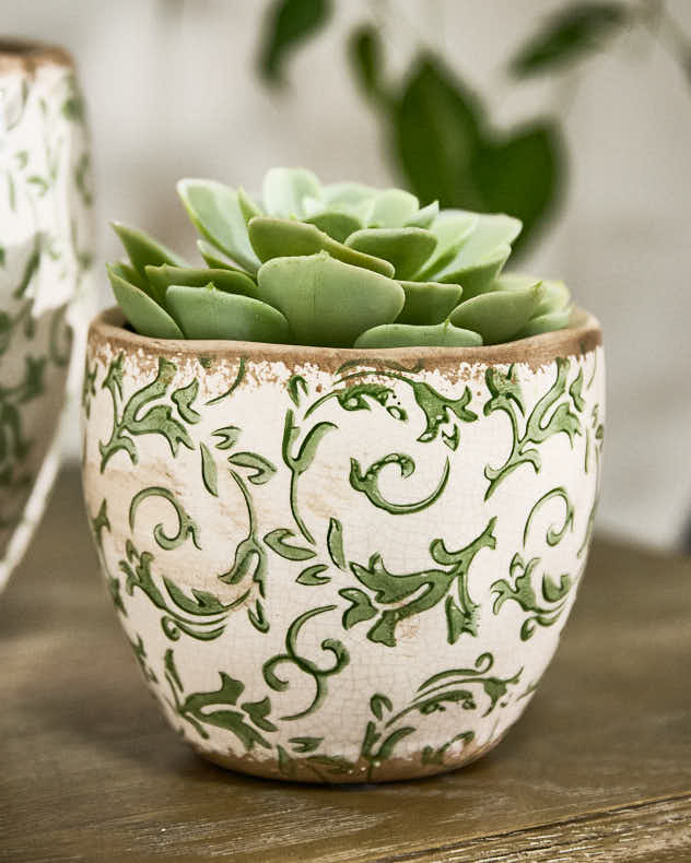 Irina Green Botanical Planter - Image 4