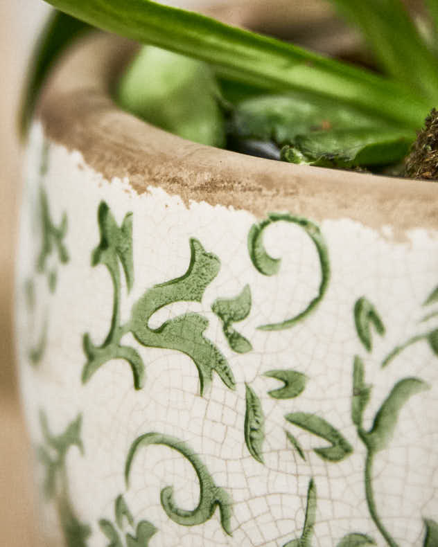 Irina Green Botanical Planter - Image 6
