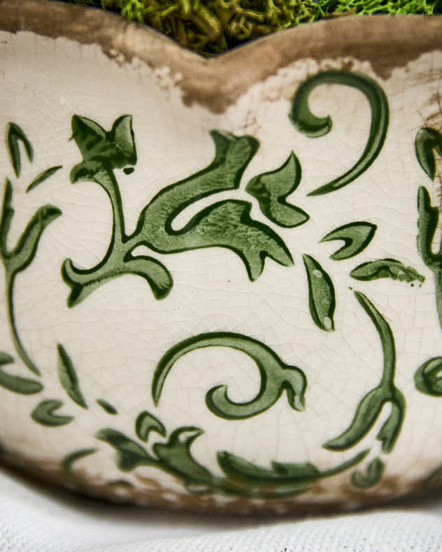 Irina Green Botanical Set of 3 Planters - Image 4