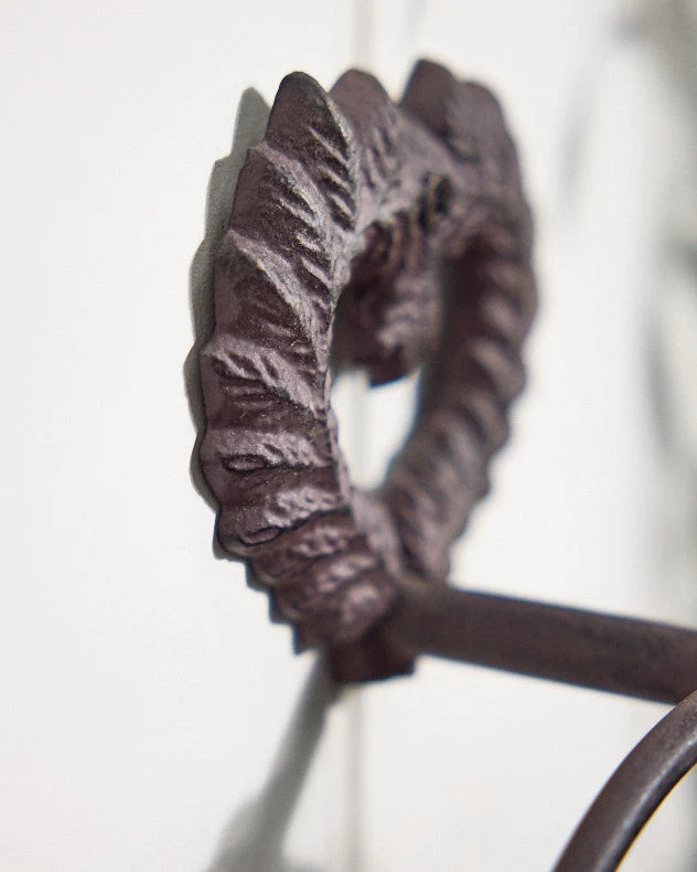 Isabelle Brown Heart Shaped Towel Ring - Image 3
