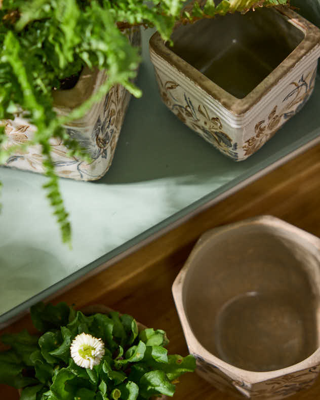 Ivory and Blue Planter Collection - Image 6