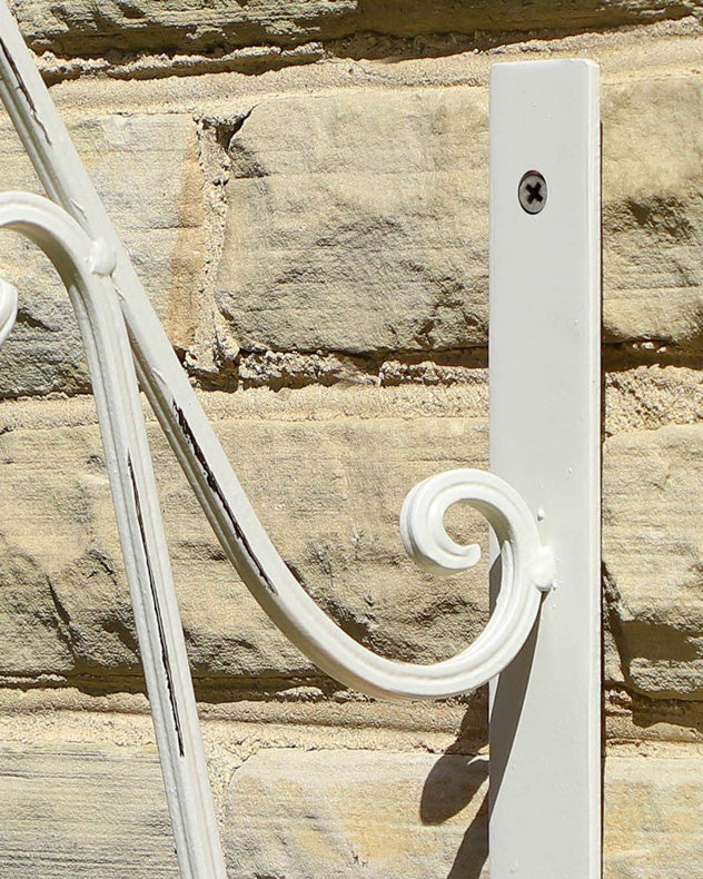 Ivory White Hanging Basket Bracket - Image 5