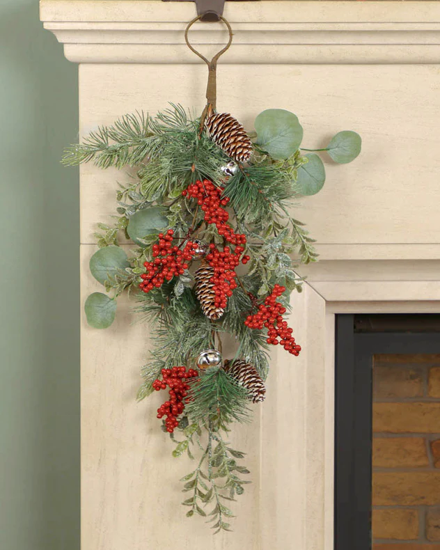 Jingle Bell Red Berry Swag - Image 2