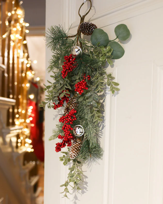 Jingle Bell Red Berry Swag - Image 3