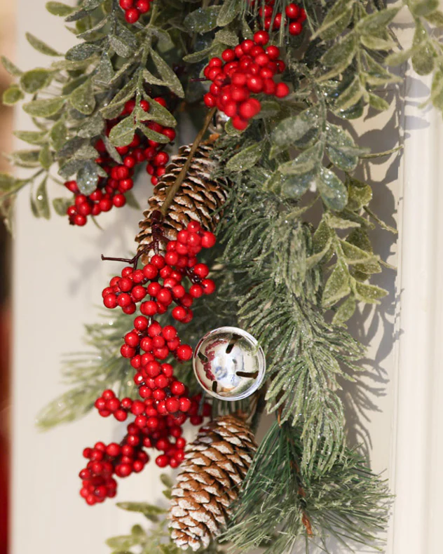Jingle Bell Red Berry Swag - Image 4
